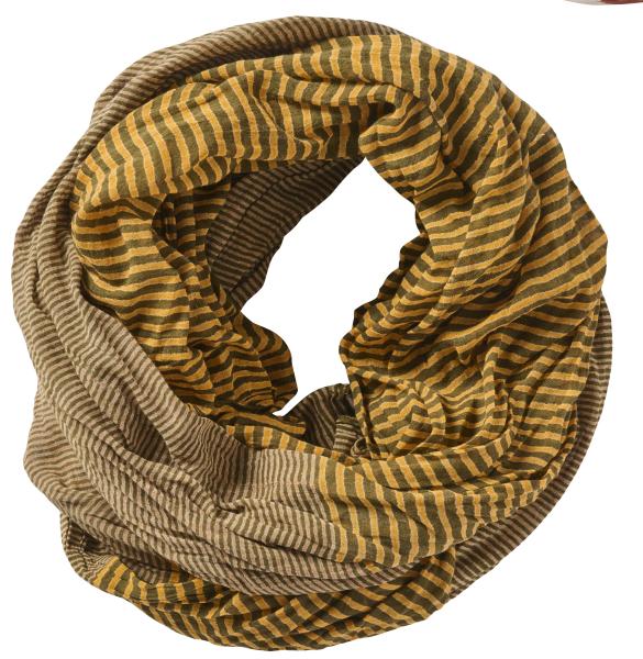 IB Laursen Halstuch Baumwolle oliv mix